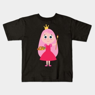 Cute Artist: Princess of My Heart Kids T-Shirt